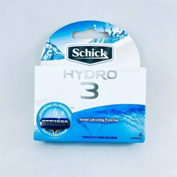 پک 4 عددی تیغ یدک 3 لبه هایدرو شیک