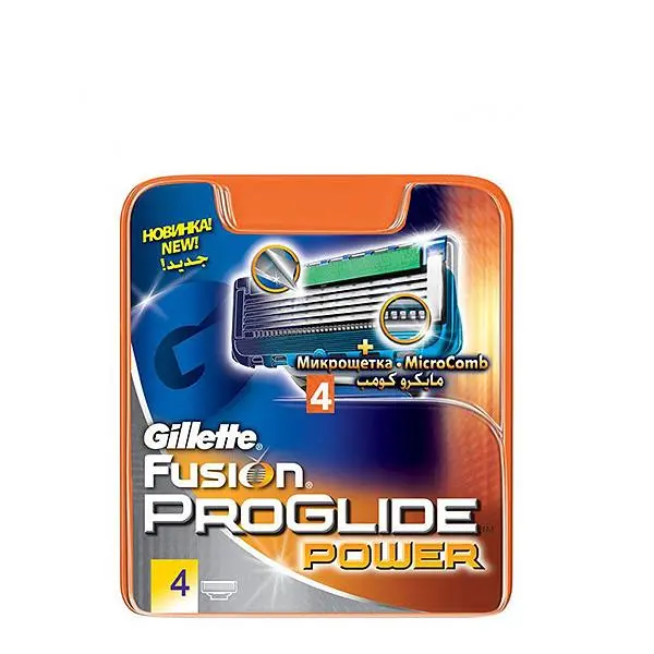 تیغ یدک 4 عددی ژیلت مدل Fusion Proglide Power - 2