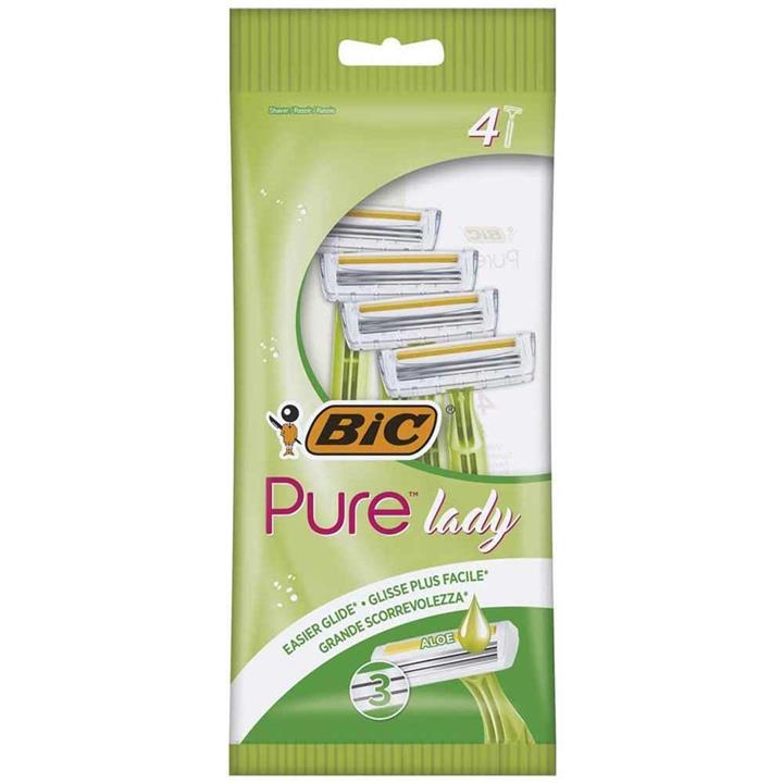 خود تراش 4 عددی بیک مدل Pure 3 Lady