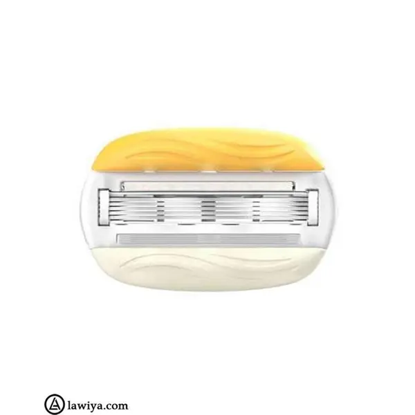 یدک خودتراش ژیلت زنانه ونوس 5 تیغه مدل نارگیلی بسته 4 عددی – gillette venus olay comfortglide coconut 4 pieces 5 blades - 2