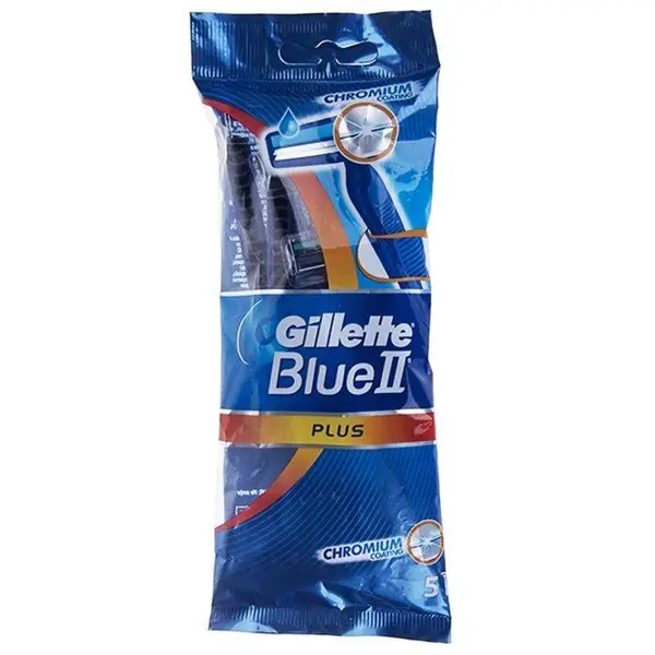 خود تراش 5 عددی ژیلت مدل Blue 2 Plus - 5