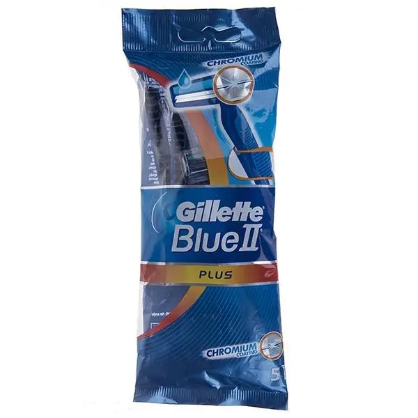 خود تراش 5 عددی ژیلت مدل Blue 2 Plus - 4