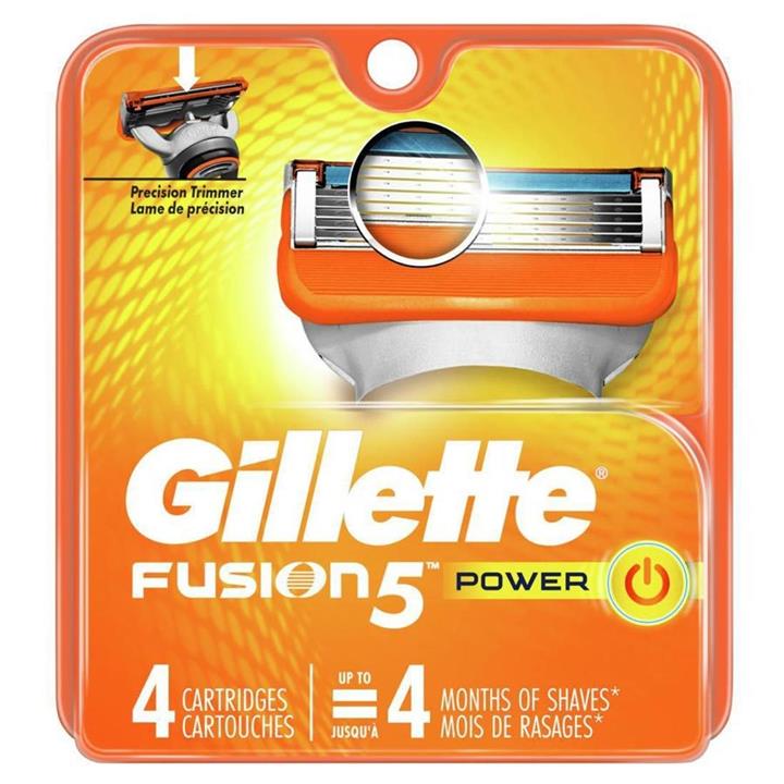 تیغ یدک ژیلت فیوژن 5 Gillette Fusion بسته 4 عددی