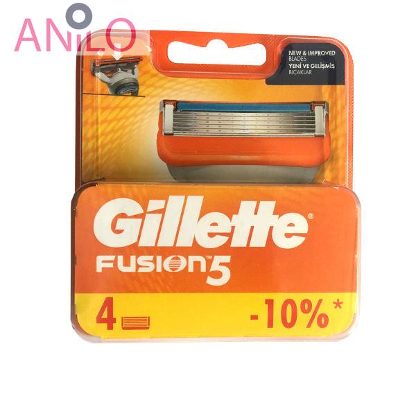 تیغ یدک ژیلت فیوژن 5 Gillette Fusion بسته 4 عددی