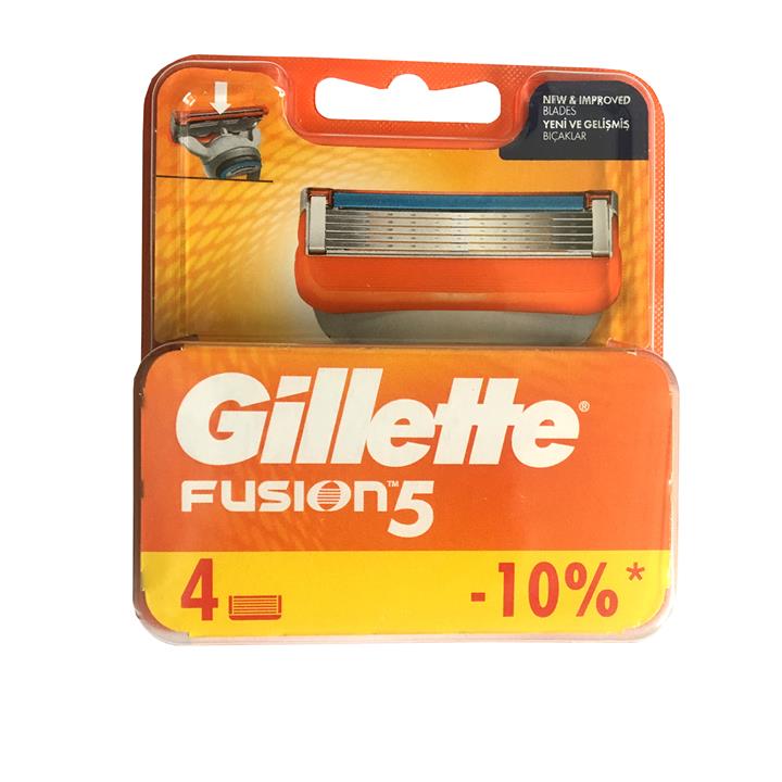 تیغ یدک ژیلت فیوژن 5 Gillette Fusion بسته 4 عددی