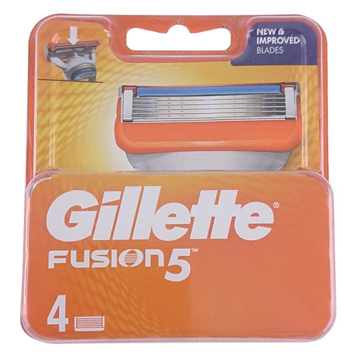 تیغ یدک ژیلت فیوژن 5 Gillette Fusion بسته 4 عددی