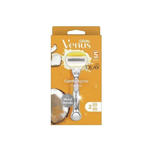 خودتراش 5لبه ژیلت مدل ونوس کامفورت گلایدVenus Plus Olay Comfortglide Coconut Razor 5Blade - 6