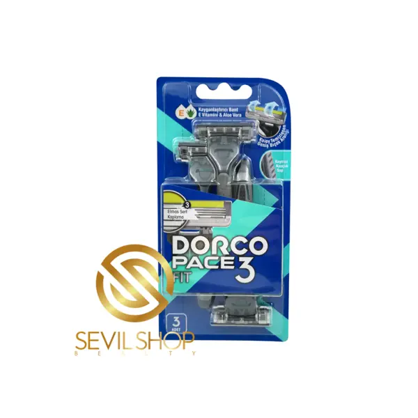 خودتراش مردانه دورکو 6 تیغ Dorco ژیلت 6 دورکو تیغ دورکو بسته ۳ عددی - 2