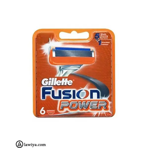 تیغ یدک ژیلت مدل فیوژن پاور بسته 6 عددی | Gillette Fusion Power shaving Razor - 2