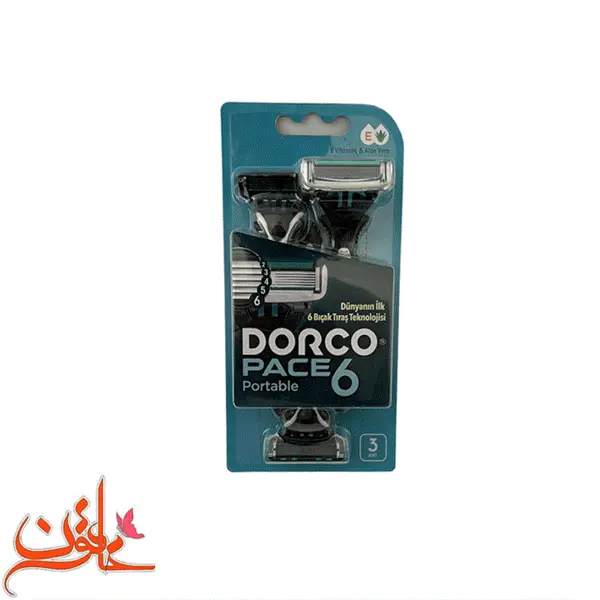 خودتراش مردانه 6 تیغ دورکو مدل Portable بسته 3 عددی - 3