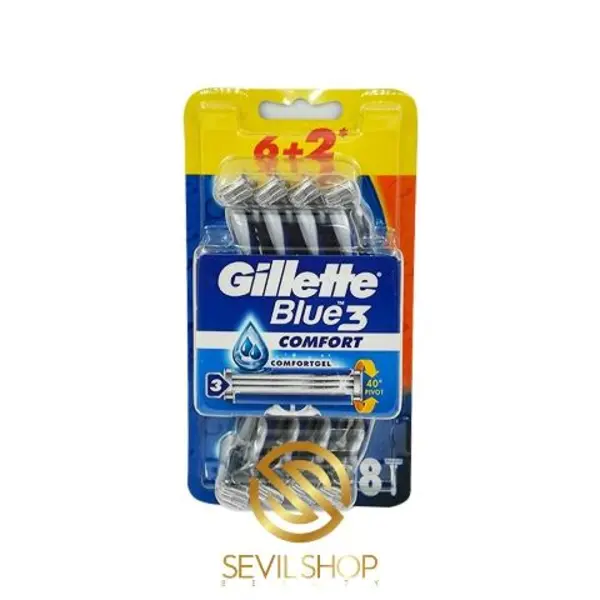 خود تراش یکبار مصرف ژیلت آمریکا دو بسته 8 عددی Gillette Simply Venus 2 8 Stk - 3