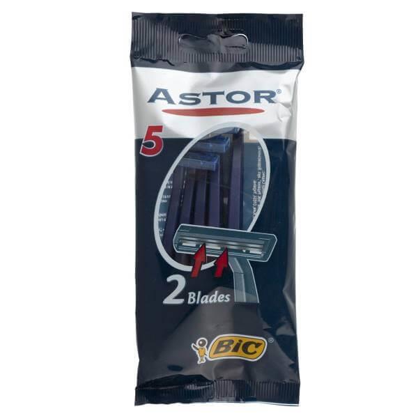 خودتراش بیک استور astor بسته 5 عددی