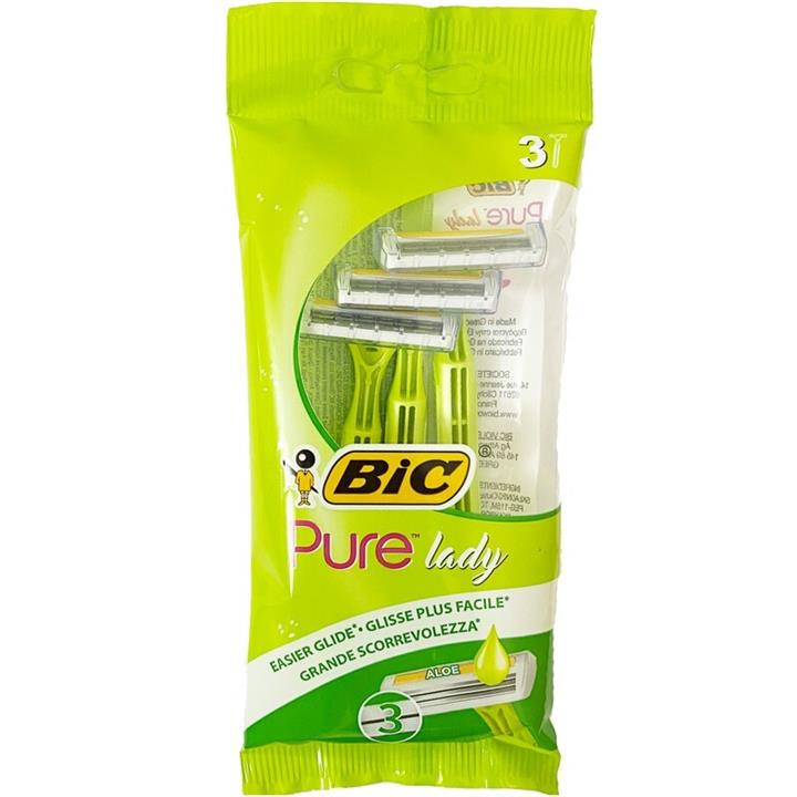 خودتراش زنانه بیک Bic مدل Pure Lady بسته 4 عددی