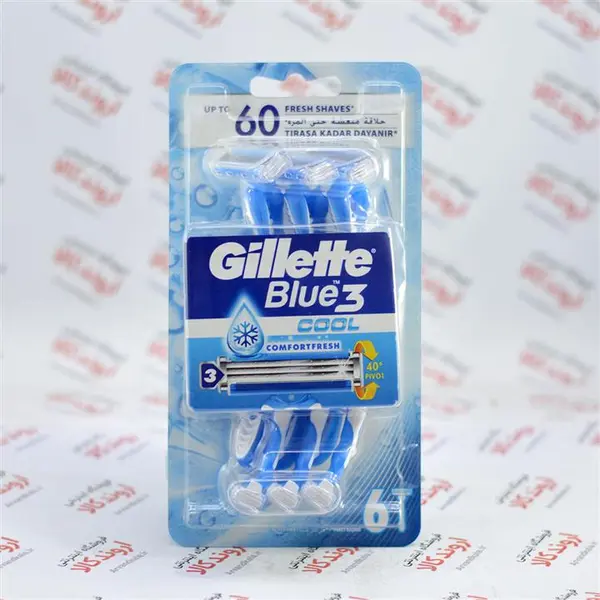 خود تراش ژیلت مدل Blue3 cool بسته 8 عددی