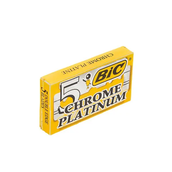تیغ سنتی بیک مدل Chrome Platinum بسته 5 عددی مجموعه 20 عددی - 3