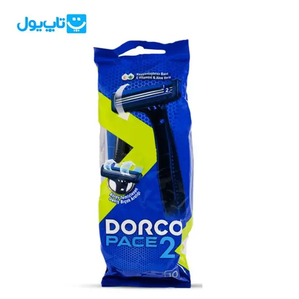 خودتراش دورکو dorco مدل pace 2 مجموعه 10 عددی - 2