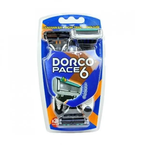 خودتراش شش لبه دورکو Dorco Race 6 بسته 3 عددی - 2