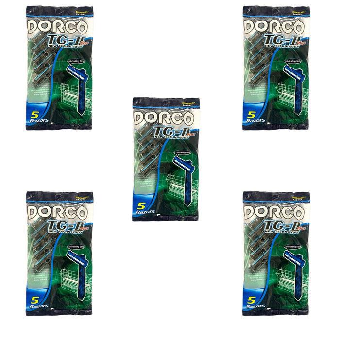 خود تراش دورکو DORCO مدل TG-II Plus بسته 5 عددی