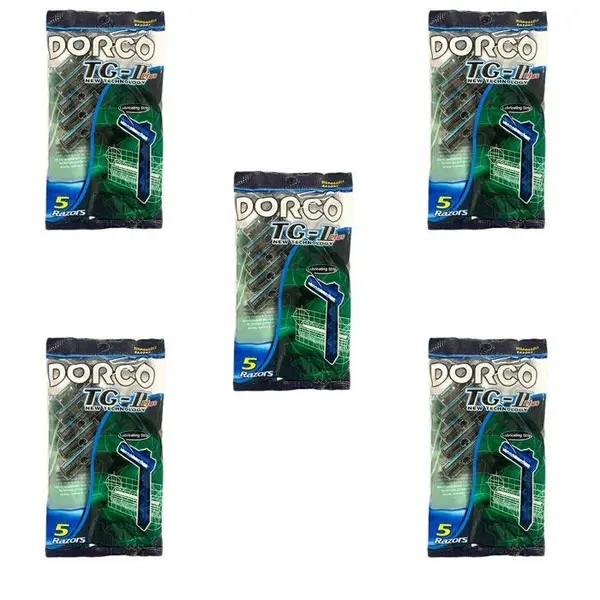 خود تراش دورکو DORCO مدل TG-II Plus بسته 5 عددی - 3