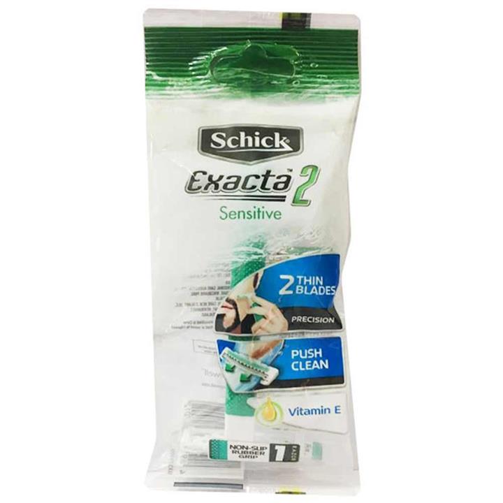 خودتراش شیک مدل exacta 2 مناسب پوست حساس بسته یک عددی