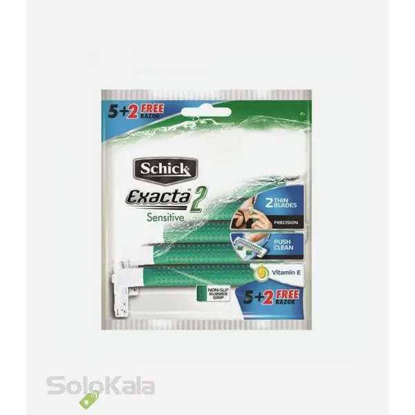 خودتراش شیک مدل Exacta 2 بسته 7 عددی