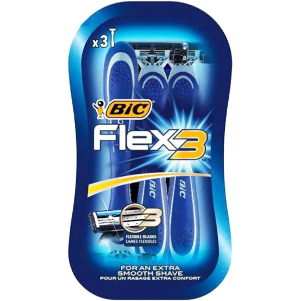 خود تراش بیک مدل Flex 3 بسته 3 عددی - 4
