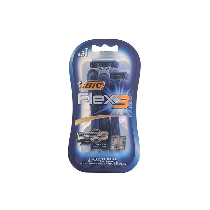 خود تراش بیک مدل Flex 3 بسته 3 عددی