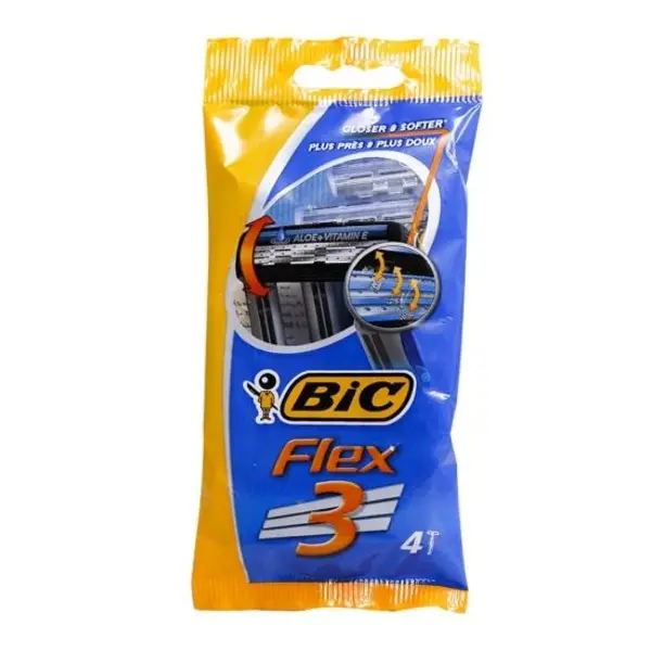 خود تراش بیک مدل Flex 3 بسته 4 عددی - 5