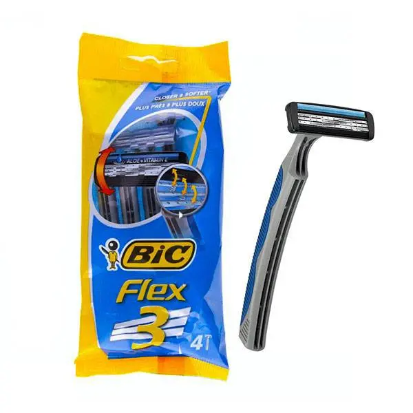 خود تراش بیک مدل Flex 3 بسته 4 عددی - 3