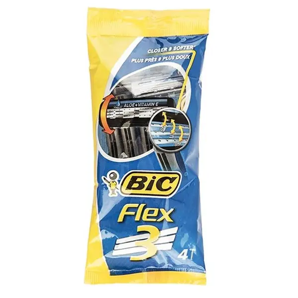 خود تراش بیک مدل Flex 3 بسته 4 عددی - 2