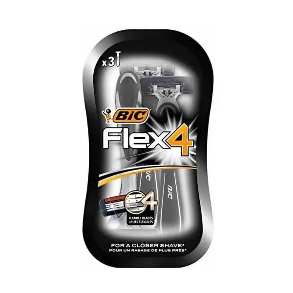 خود تراش بیک مدل Flex 4 بسته 3 عددی - 2