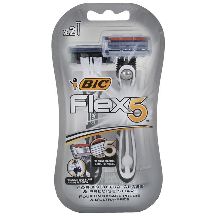 خود تراش بیک مدل Flex 5 بسته 2 عددی