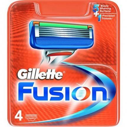 تیغ یدک ژیلت مدل Fusion بسته 4 عددی