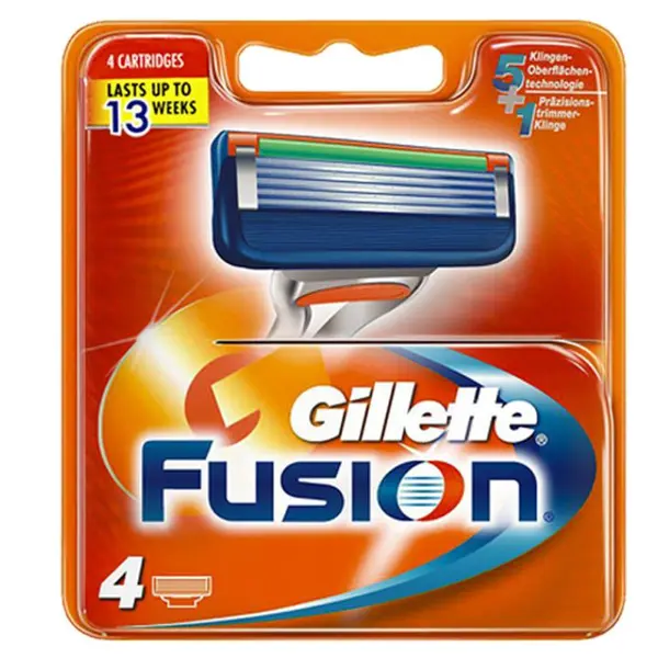 تیغ یدک ژیلت مدل Fusion بسته 4 عددی - 2