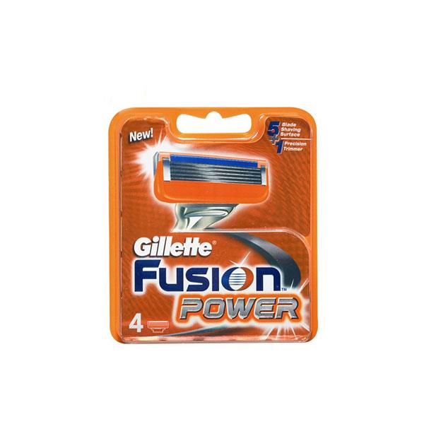 تیغ یدک ژیلت مدل Fusion بسته 4 عددی