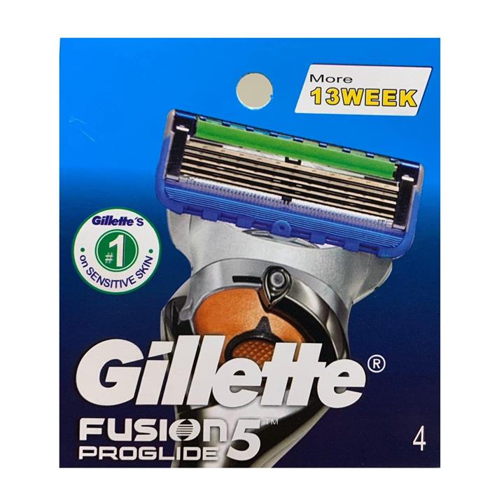 تیغ یدک ژیلت مدل Fusion Proglide5 بسته 4 عددی