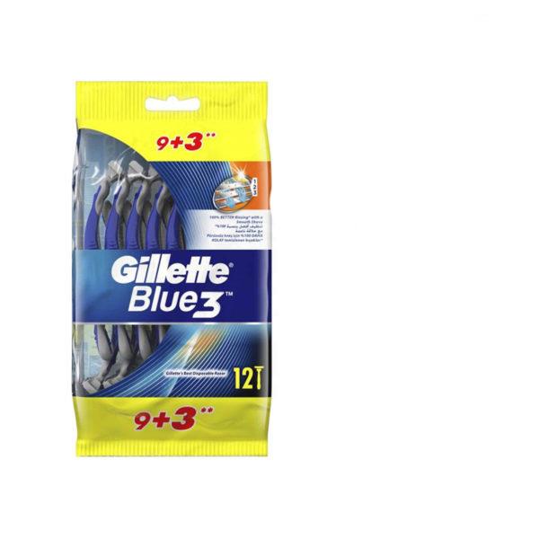 خودتراش ژیلت (Gillette) 12 عددی مدل Blue3