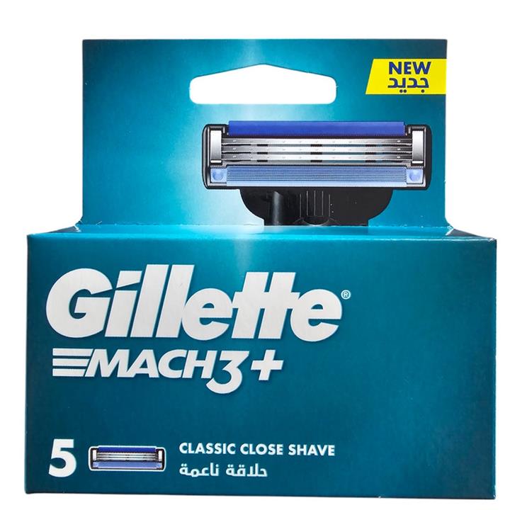 خودتراش ژیلت مدل MACH3 با 5 عدد یدک Gillette