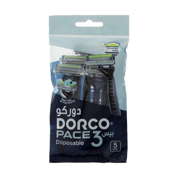 خودتراش دورکو مدل  Pace 3 Disposable بسته 5 عددی