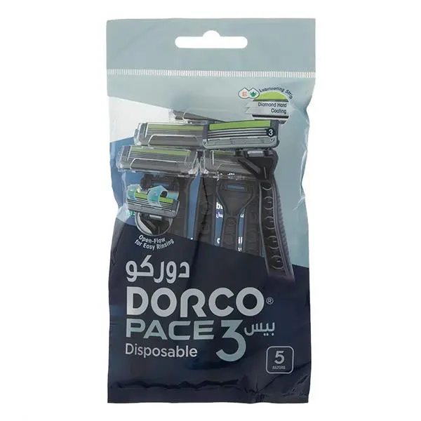 خودتراش دورکو مدل Pace 3 Disposable بسته 5 عددی