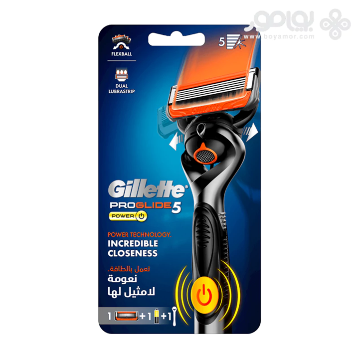 خودتراش ژیلت فیوژن مدل PROGLIDE POWER با سری فلکس بال