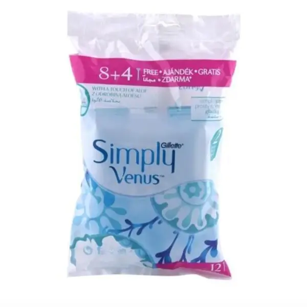 ژیلت ونوس مدل Simplyدو لبه بسته 12 عددی  - 2