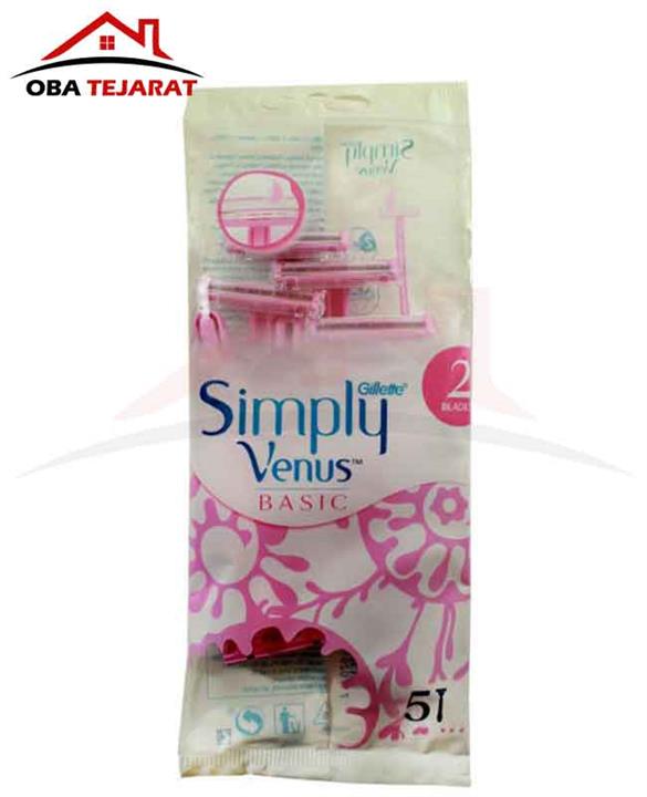 خود تراش ژیلت مدل simply venus بسته 5 عددی