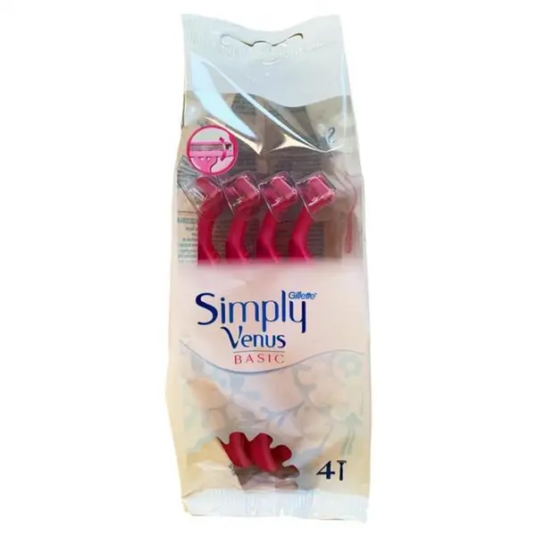 خودتراش ژیلت مدل Simply Venus BASIC بسته 4 عددی Gillette - 2