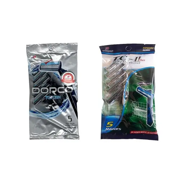 خودتراش دورکو مدل TG-II Plus بسته 5 عددی به همراه خودتراش مدل TG-708N بسته 5 عددی - 2
