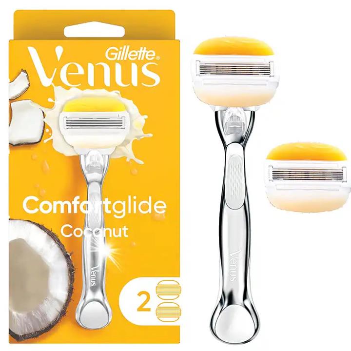 تیغ اصلاح ژیلت ونوس اولای Venus ComfortGlide Olay Plus با 2 یدک