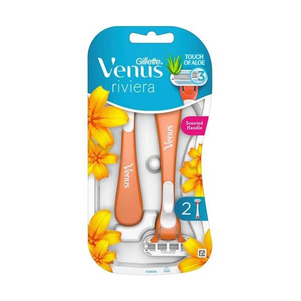 خود تراش ژیلت مدل VENUS RIVIERA بسته 2 عددی