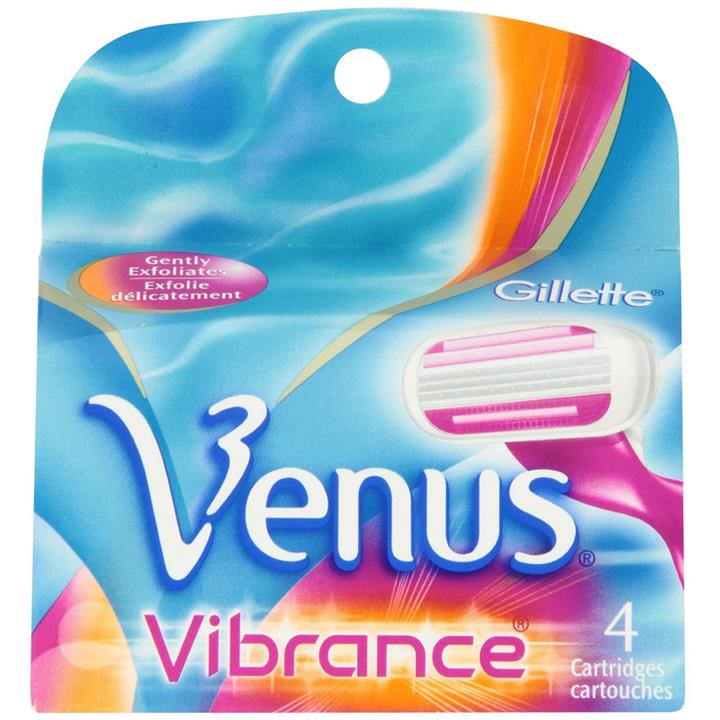 تیغ یدک ژیلت مدل VENUS Vibrance بسته 4 عددی