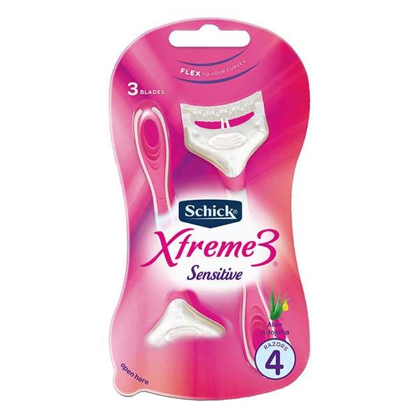 خودتراش زنانه شیک مدل Xtreme3 بسته 4 عددی