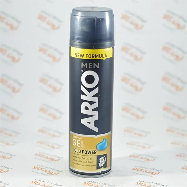 فوم اصلاح آرکو مدل Arko Shaving Foam Gold Power حجم 200 میل